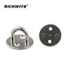 Hebilla ovalada para puerta/manija de puerta/placa de cerradura de acero inoxidable 304 316 con anillo gancho anillo de tracción para cuerda accesorios de ferretería marina
