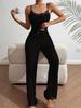 Europa e Estados Unidos cross-border venda quente casa roupas pit strip amor camisola pijamas mulheres podem usar calças terno de duas peças