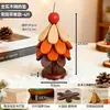 Alfombrilla Aislante de Madera Maciza para Árbol de Navidad, Posavasos de Árbol, Decoración de Mesa, Creativo Anti-Quemaduras y Resistente a Altas Temperaturas, Posavasos para Ollas y Tazones, Aparador