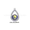 Pingente Diamante Redondo Nbl Basquete Pingente Golden State Warriors Colar Pingente Equipe de Basquete Fabricante Spot
