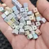 Piedra Arcoíris de Xinjiang Cuentas de Estilo Antiguo Cuentas Sueltas Lingote Cuadrado Cuentas Redondas Cuentas de Arroz Cuentas Passepartout Pulsera Collar Accesorios de Joyería