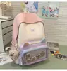 Mochila Doce Estilo College Nova, Estilosa e com Visual Fresco para Alunos do Ensino Fundamental II e Médio, Leve para Viagem, Mochila de Grande Capacidade