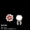 Botões de Ponto Cheio com Strass Forma de Girassol Alto Brilho Strass Decorativo Suéter Jaqueta Roupas DIY Acessórios Atacado