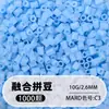 Set de cuentas de 264 colores, 1000 cuentas por bolsa, cuentas de 2.6MM, materiales para rompecabezas 3D DIY, venta al por mayor