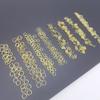 Alta temperatura fuerte retención de color apertura y cierre anillo único sin decoloración anillo de conexión accesorios de acabado para collar pulsera DIY accesorios de Yiwu