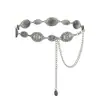 Corrente de cintura cruzada feminina nicho alta qualidade metal corrente para calças moda versátil acessórios de vestuário cinto de cintura atacado estilo punk