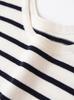 Primavera y Verano Nuevo Estilo Europeo y Americano Estilo Casual para Mujer Chaleco de Rayas Top de Punto Estilo Transfronterizo Nuevo Estilo 2025