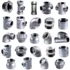 Tubo de aço galvanizado com revestimento plástico Tubo de aço plástico União fio interno fio externo Acessórios para tubos fio interno Masteel Mike acessórios União interna Junta de ferro