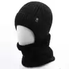 Chapéu de inverno quente para pessoas de meia-idade e idosos, proteção para as orelhas de homens, chapéu de tricô espesso de inverno para idosos, chapéu de lã