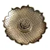 Soporte de incienso Xiangbantang Estilo Chino Nuevo Corazón Zen Sutra de Corazón Loto Soporte de incienso de múltiples orificios Uso en el hogar Quemador de incienso de sándalo Soporte de incienso Adorno