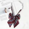 Pajarita de Plumas Femenina Uniforme Jk Color Sólido Estilo Academia Camisa Accesorios de Uniforme Escolar Traje de Marinero Decoración de Lazo Accesorio de Moda