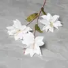 Flores Artificiais Lírios de Seda com 3 Cabeças Corredor de Casamento Decoração de Sala de Estar em Casa Flores Artificiais Adereços de Fotografia Fabricante Atacado