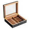Caja de Cigarrillos Creativa Caja de Almacenamiento para Cigarros Puros Rollo de Cigarrillos Caja de Regalo Multifuncional Transfronteriza Gran Capacidad Sellada Caja de Madera Maciza