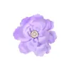 Nuevo paño de satén Flor de Diamante Perla núcleo ola flor pequeña accesorios para el cabello hechos a mano DIY tocado zapatos sombrero accesorios