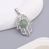 Pendente de cristal de pedra natural europeu e americano nova tendência Joker simples diy acessórios de joias de pinguim chinês atacado