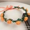 Venta Caliente Estilo Mori Chica Popular Transfronteriza Corona de Flores Diadema Tocados de Novia Puesto de Fotografía de Atracción Turística Diadema Venta al por Mayor