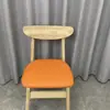 Cadeira com Encosto Moderno Cadeira Borboleta Nórdica Cadeira de Jantar Simples em Madeira Maciça Banqueta de Restaurante Pura Madeira Maciça Cadeira de Jantar em Madeira de Borracha Doméstica