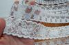 Renda de Flores Exquisita Malha Bordado de Algodão Onda Borda Reta Renda DIY Roupas Infantis Acessórios de Costura para Alça de Ombro