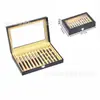 Caja de Almacenamiento de Joyería Lista para Usar Caja para Guardar Collares Maquillaje Bolígrafos Caja de Almacenamiento para Bolígrafos Caja de Exhibición de Joyería de Cuero Multicapa Colección de Bolígrafos