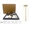 Nova Chinoiserie Antiga Feita à Mão DIY Decorações para Mesa de Areia Artesanato Criativo para Casa e Escritório Decoração de Enfeites para Desktop