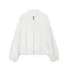 Moda europea y americana transfronteriza para mujer AliExpress superventas chaqueta bomber casual a rayas de manga larga