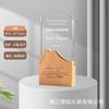 Nuevo Trofeo de Cristal Impresión 3D Material Nuevo Creativo Medalla Hecha a Medida Impresión a Color Reunión Anual Corporativa Premio de Reconocimiento Destacado
