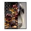 Para Samsung S25ULTRA capa de telefone S24PLUS fosco soft shell S23 cereja fruta uma geração de A13