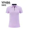Roupas de Golfe Pgm Femininas Tops de Verão Camisetas de Manga Curta Uniformes de Golfe Roupas Esportivas de Secagem Rápida Vestuário Feminino Venda Direta da Fábrica
