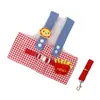 Set de correa para mascotas, que incluye un arnés, un sombrero para gato, ropa para perro y una correa para pasear a tu perro al aire libre; adecuado para perros pequeños, con un sombrero de protección solar y un diseño lindo # #
