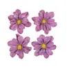 Imitación Ins Pequeño Fresco Terciopelo Flor de Cerezo Cabeza Pasador Hecho a Mano DIY Corona Adorno para el Cabello de Boda Material para Ramillete Flor Artificial