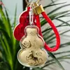 Bolsa de la Suerte de Oro Puro 999 Colgante Cumple Sueños Oro Puro 999 Llavero de Buena Suerte Colgante para Bolso Regalo