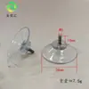 Venta Directa de Fábrica Ventosa Ecológica con Tornillos Plástico PVC Cabeza de Hongo Ventosa Transparente Ventosa con Agujero para Tornillo Gancho
