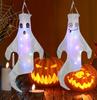 Color luminoso colgante de lámpara de fantasma lámpara de festival de fantasmas barril de viento de festival de fantasmas lámpara de festival de fantasmas Halloween horror atmósfera de patio lámpara decorativa accesorios