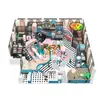 Fabricante Guangzhou Qile Castelo Inflável Personalizado para Interior Paraíso Familiar de Shopping Piscina de Bolinhas Oceânicas Escorregador Paraíso das Crianças