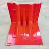 Barrera de Agua Roja Desmontable en Forma de L 90cm*69cm*83cm Barrera de Agua Curva Interior Barrera Combinada Desmontable