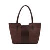 2022 Senmeng Bolso de Hombro Grande Retro para Mujer Otoño e Invierno Bolso Tote de Moda Elegante Costura Portátil Bolso de Mujer Popular