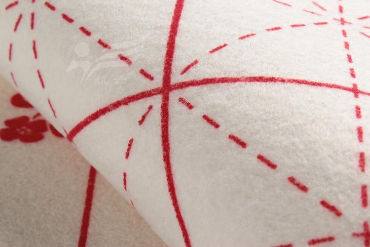 HYG-815-1羊毛毡白50X50 细节-3