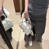Bailarinas Retro Perezosas Estilo Francés con Lazo de Cuero Genuino y Banda Elástica Brillante, Zapatos Sencillos de Una Sola Tira para Mujer, Zapatos Planos de Abuela