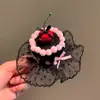 Accesorios para el Cabello Dulces y Lindos para Niños Fiesta de Cumpleaños Pastel Cereza Diadema Sombrero Salida Fiesta Foto Pasador Al por Mayor