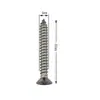 Pestillo de Puerta de Acero Inoxidable con Forma de Diamante, Pestillo de Puerta de Madera, Hebilla de Fijación con Forma de Diamante, Soporte de Techo para Colgar, Placa de Colgar, Argolla, Vela de Sombra