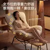 Mecedora de Balcón, Sillón para Adultos, Sofá Silla de Sol para Ocio, Sofá Perezoso Individual de Mimbre Tejido para Sala de Estar Exterior en Casa