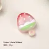 Accesorios de Resina DIY de Dibujos Animados, Pegamento Transparente de Crema de Helado para Pinzas de Pelo, Fundas de Teléfono, Hebillas de Zapatos, Llaveros, Colgantes