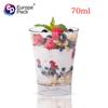 70ml85ml plástico PS copo beber copo mousse sobremesa Copo embalagem copo copo sorvete logo mancha espessamento