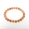 Pulsera de Ágata Corazón de Azúcar Natural Multicolores Redondas para Joyería DIY para Hombres y Mujeres Pulsera de Ágata Corazón Dulce Dulce Venta al por Mayor