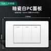 Tomada Padrão Americano 15A Padrão Taiwanês 110V Painel de Interruptores Padrão Americano com Tomada de Parede USB para Uso Doméstico Painel Branco Estilo Americano