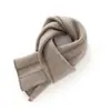 Novo Estilo Outono e Inverno 2026 Leve Luxo Listrado Color Blocking 35% Cashmere Cachecol para Mulheres e Homens, Moda Casal Aquecedor de Pescoço Tricotado