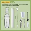 Vaso Batidor para Té de Leche, Herramienta Especial para Preparar Té de Limón, Set de Coctelera, Vaso Batido a Mano para Venta Ambulante