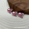 Collar con Colgante de Lazo de Dibujos Animados con Circonita Microincrustada para Suéter de Lana para Mujer