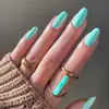 Venda Direta da Fábrica Unhas Vestíveis Yiwu Manicure 24 Peças Unhas Curtas Redondas Cor Pura Cor Única Simples Unhas Postiças Atacado