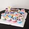 Decoraciones para Cupcakes Temporada de Graduación 2026: ¡Nos Graduamos! Surca el Viento y las Olas, el Futuro es Prometedor. Decoraciones y Inserts para Hornear